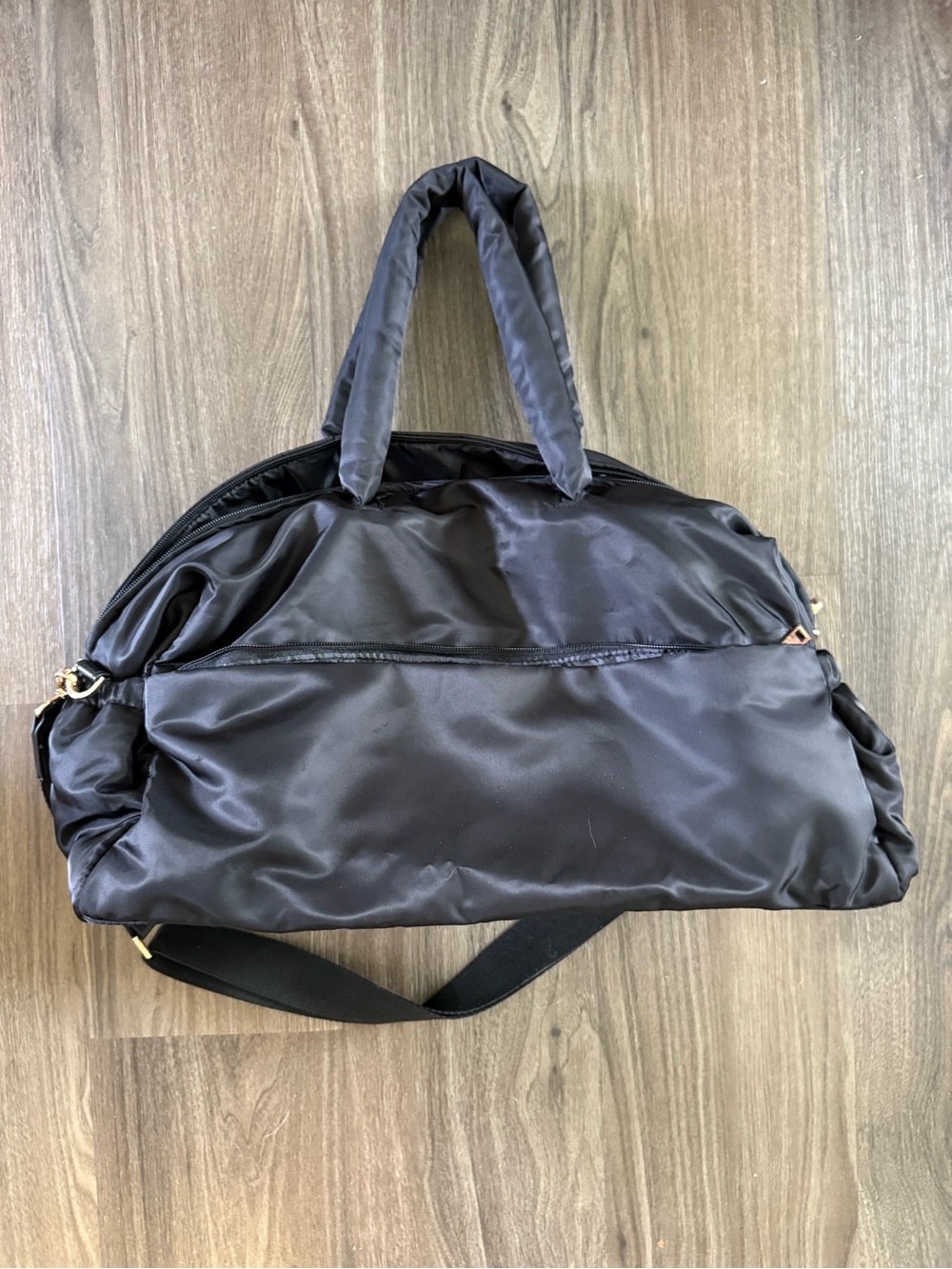 Black Women's Nylon small Weekender Tote Bag